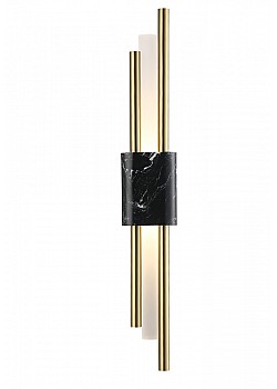 Бра Crystal Lux CARTA AP6W LED BLACK/BRASS