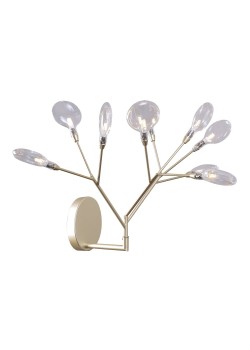 Бра Crystal Lux EVITA AP9 GOLD/TRANSPARENT