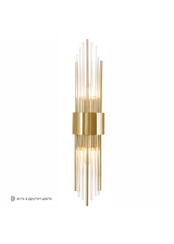 Бра Crystal Lux ATENTO AP2 BRASS/TRANSPARENTE