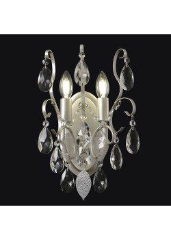 Бра Crystal Lux ESMIRALDA AP2 SILVER