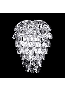 Бра Crystal Lux CHARME AP3 CHROME/TRANSPARENT