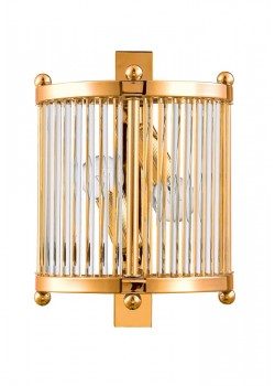 Бра Crystal Lux TADEO AP2 GOLD/TRANSPARENTE