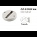 Основание для самостоятельного монтажа трековых однофазных светильников Crystal Lux CLT 0.213 01 WH