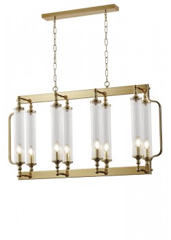 Люстра Crystal Lux TOMAS SP8 L1000 BRASS