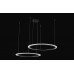 Люстра Crystal Lux MANZANA SP53W LED D600+800 BLACK