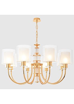 Люстра Crystal Lux ELENA SP8 GOLD