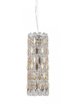 Светильник подвесной Crystal Lux LIRICA SP3 CHROME/GOLD-TRANSPARENT