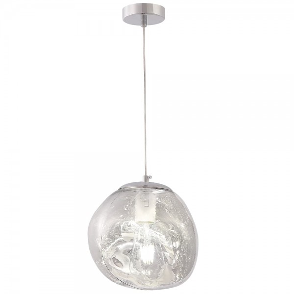 Светильник подвесной Crystal Lux MALAGA SP1 D200 CHROME