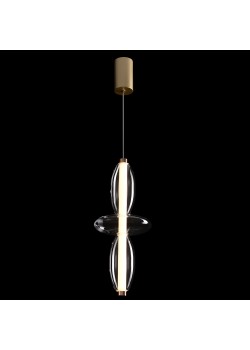 Светильник подвесной Crystal Lux QUASAR SP14W LED TRANSPARENT