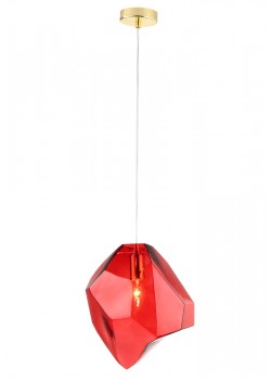 Светильник подвесной Crystal Lux NUESTRO SP1 GOLD/RED