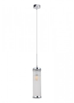 Светильник подвесной Crystal Lux TADEO SP1 D100 CHROME/TRANSPARENTE