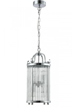 Светильник подвесной Crystal Lux TADEO SP4 D200 CHROME/TRANSPARENTE