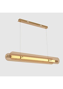 Светильник подвесной Crystal Lux AMARILLO SP70W LED BRASS