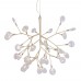 Светильник подвесной Crystal Lux EVITA SP36 GOLD/TRANSPARENT