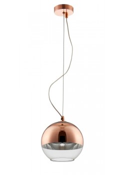 Светильник подвесной Crystal Lux WOODY SP1 D200 COPPER