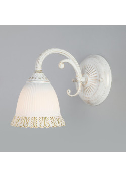 Бра Eurosvet Campina 60107/1 белый с золотом