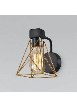 Бра Eurosvet 70107/1 черный/латунь