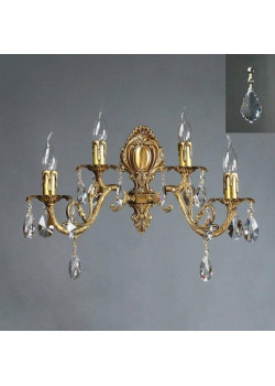 Бра Ambiente Alicante 8888/2+2 AB Leaf Crystal
