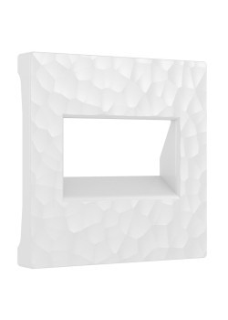 Лицевая панель Werkel Hammer для двойной розетки Еthernet RJ-45 белый W1291101 4690389163142