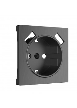 Накладка для розетки USB Werkel графит рифленый W1179504 4690389158667