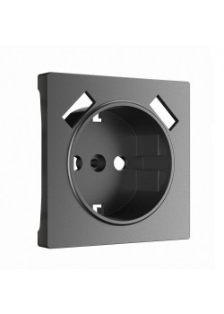 Накладка для розетки USB Werkel графит матовый W1179564 4690389194450