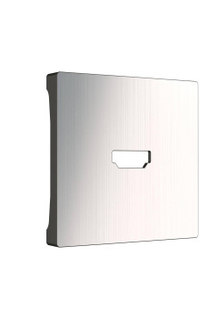 Накладка Werkel для розетки HDMI глянцевый никель WL02-HDMI-CP 4690389119569