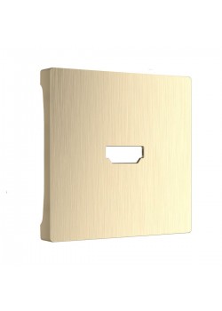Накладка Werkel для розетки HDMI шампань рифленый WL10-HDMI-CP 4690389128332