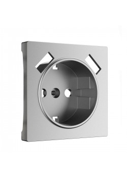 Накладка для розетки USB Werkel серебро W1179565 4690389195655