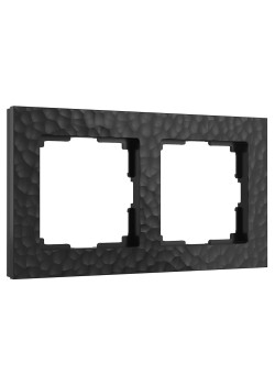 Рамка Werkel Hammer на 2 поста черный W0022408 4690389163401