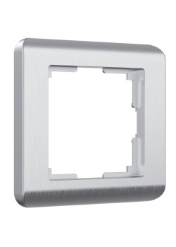 Рамка на 1 пост Werkel Stream серебряный W0012106 4690389162152