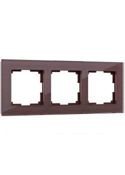 Рамка на 3 поста Werkel Favorit мокко W0031118 4690389159879