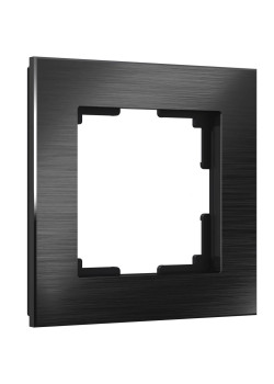 Рамка Werkel Aluminium на 1 пост черный алюминий W0011708 4690389157981