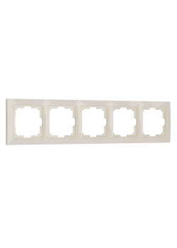 Рамка Werkel Snabb Basic на 5 постов слоновая кость W0052003 4690389161469