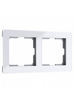 Рамка Werkel Acrylic на 2 поста белый W0022701 4690389184840