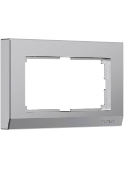 Рамка для двойной розетки Werkel Stark серебряный W0081806 4690389162091