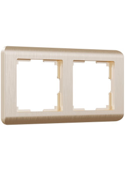 Рамка Werkel Stream на 2 поста шампань W0022111 4690389162244