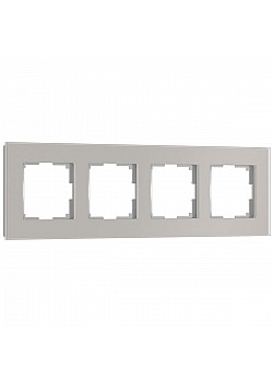 Рамка Werkel Senso на 4 поста дымчатый W0043117 4690389206467