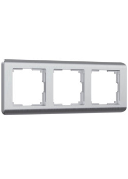 Рамка на 3 поста Werkel Stream серебряный W0032106 4690389162282