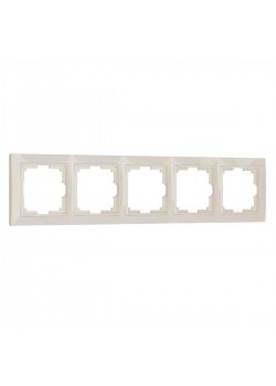 Рамка Werkel Snabb Basic на 5 постов слоновая кость W0052003 4690389161469
