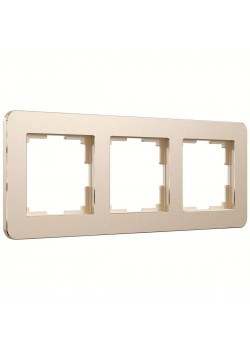 Рамка Werkel Platinum на 3 поста шампань W0032611 4690389184499