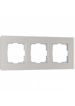 Рамка Werkel Senso на 3 поста дымчатый W0033117 4690389206450