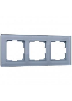 Рамка Werkel Favorit на 3 поста серый W0031115 4690389159824