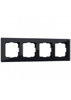 Рамка Werkel Favorit на 4 поста черный W0041108 4690389159954