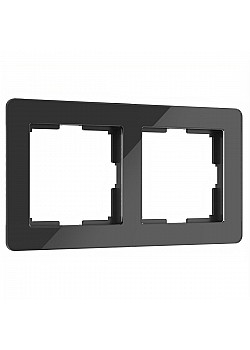 Рамка Werkel Acrylic на 2 поста черный W0022708 4690389184857