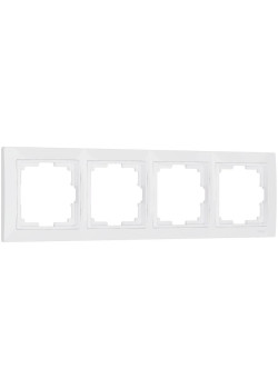 Рамка на 4 поста Werkel Snabb basic белый W0042001 4690389161414
