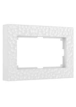 Рамка Werkel Hammer для двойной розетки белый W0082401 4690389163593