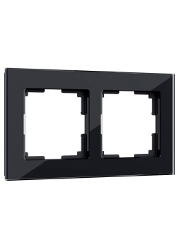 Рамка на 2 поста Werkel Favorit черный W0021108 4690389159589