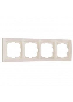 Рамка на 4 поста Werkel Snabb basic слоновая кость W0042003 4690389161438