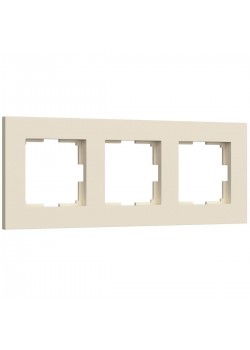 Рамка на 3 поста Werkel Slab айвори матовый W0032962 4690389193446