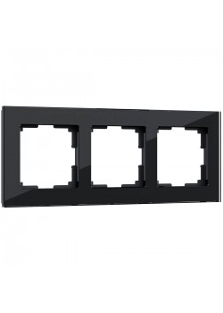 Рамка Werkel Favorit на 3 поста черный W0031108 4690389159787